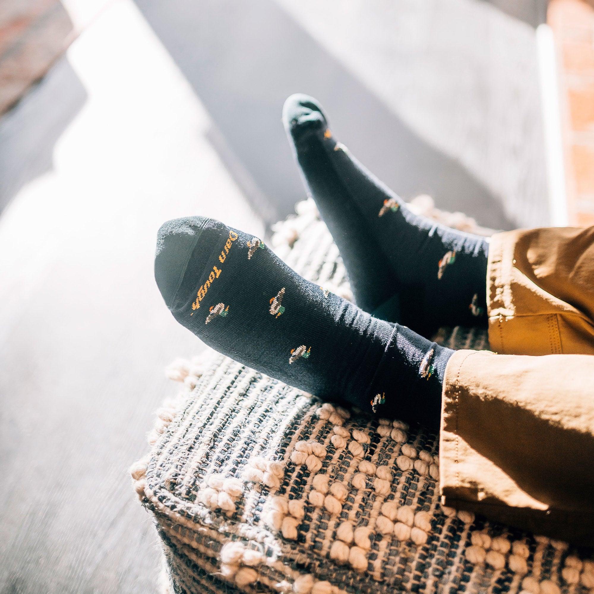 Men's Duck Duck Moose Crew Lightweight Lifestyle Socks - Image 9