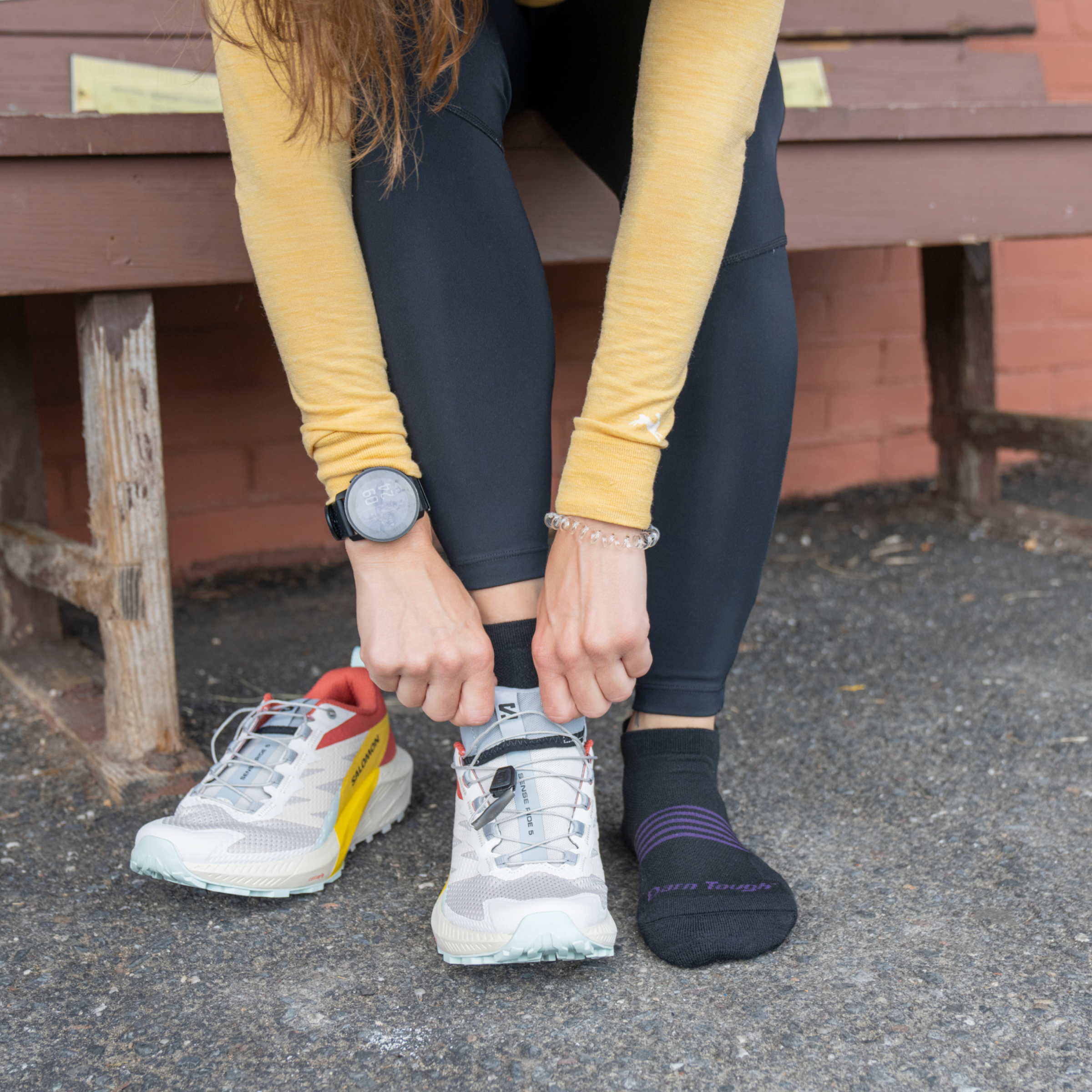Women's Element No Show Tab Lightweight Running Socks - Image 5