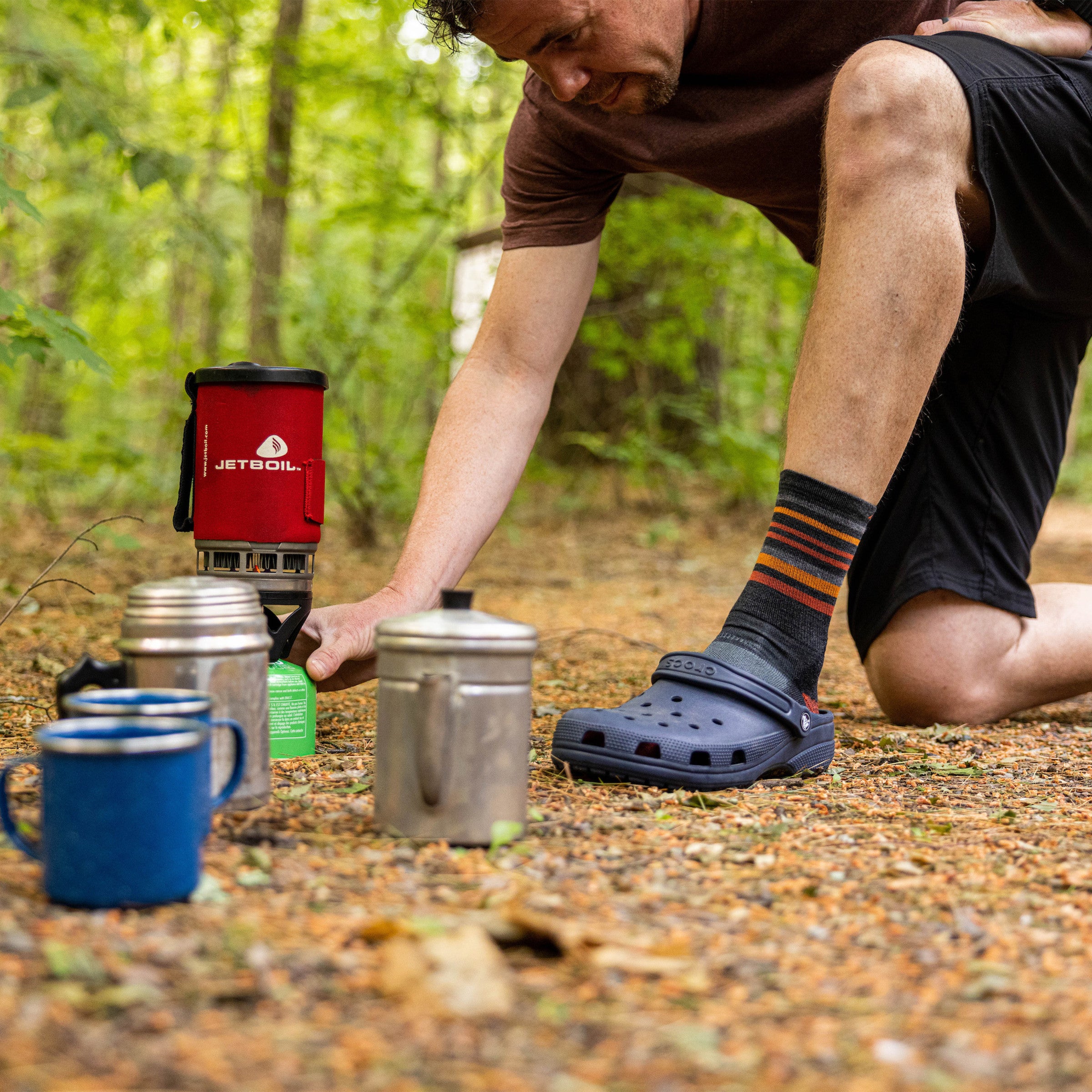 Men's Fastpack Micro Crew Lightweight Hiking Socks - Image 7