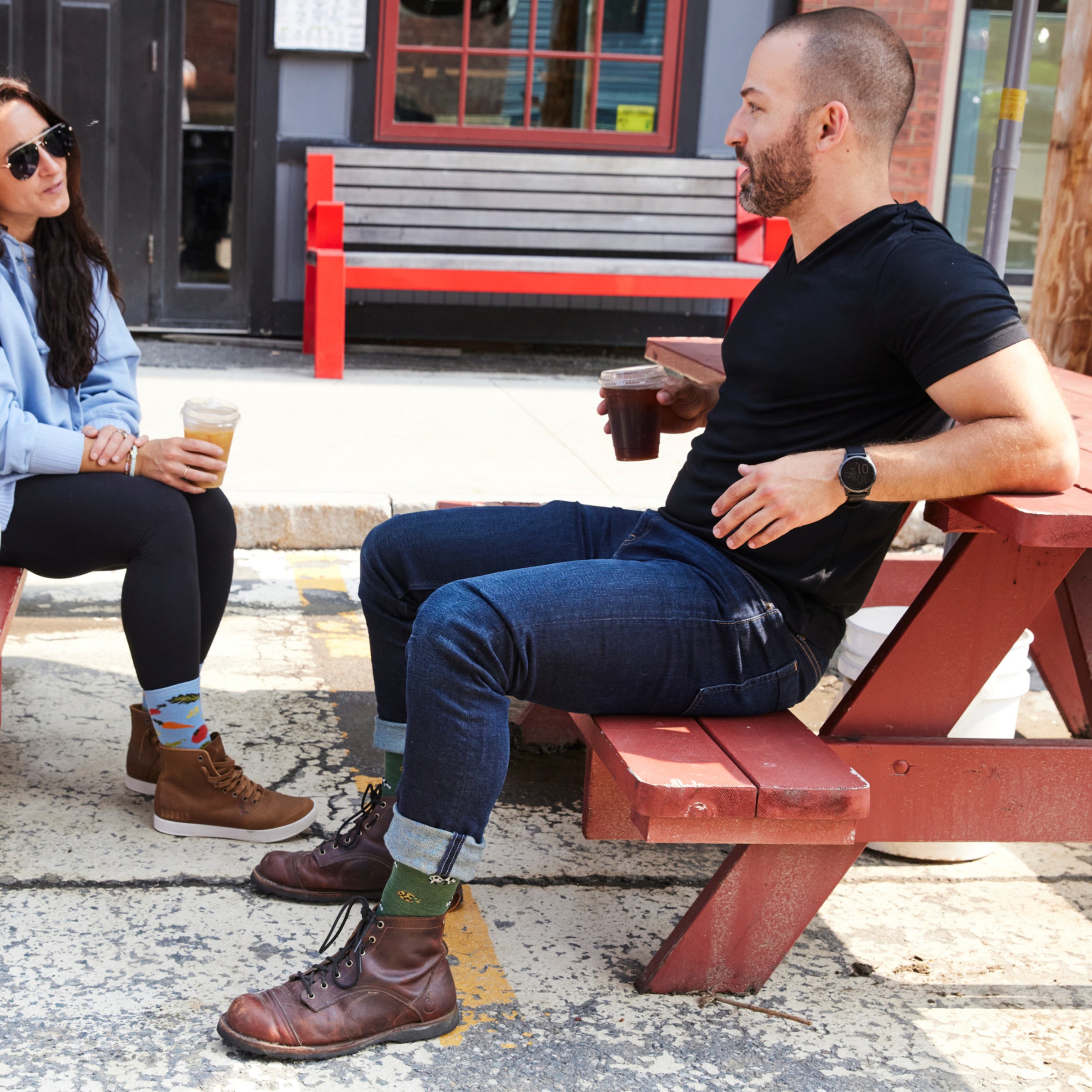 Men's Dairy Air Crew Lightweight Lifestyle Socks - Image 4
