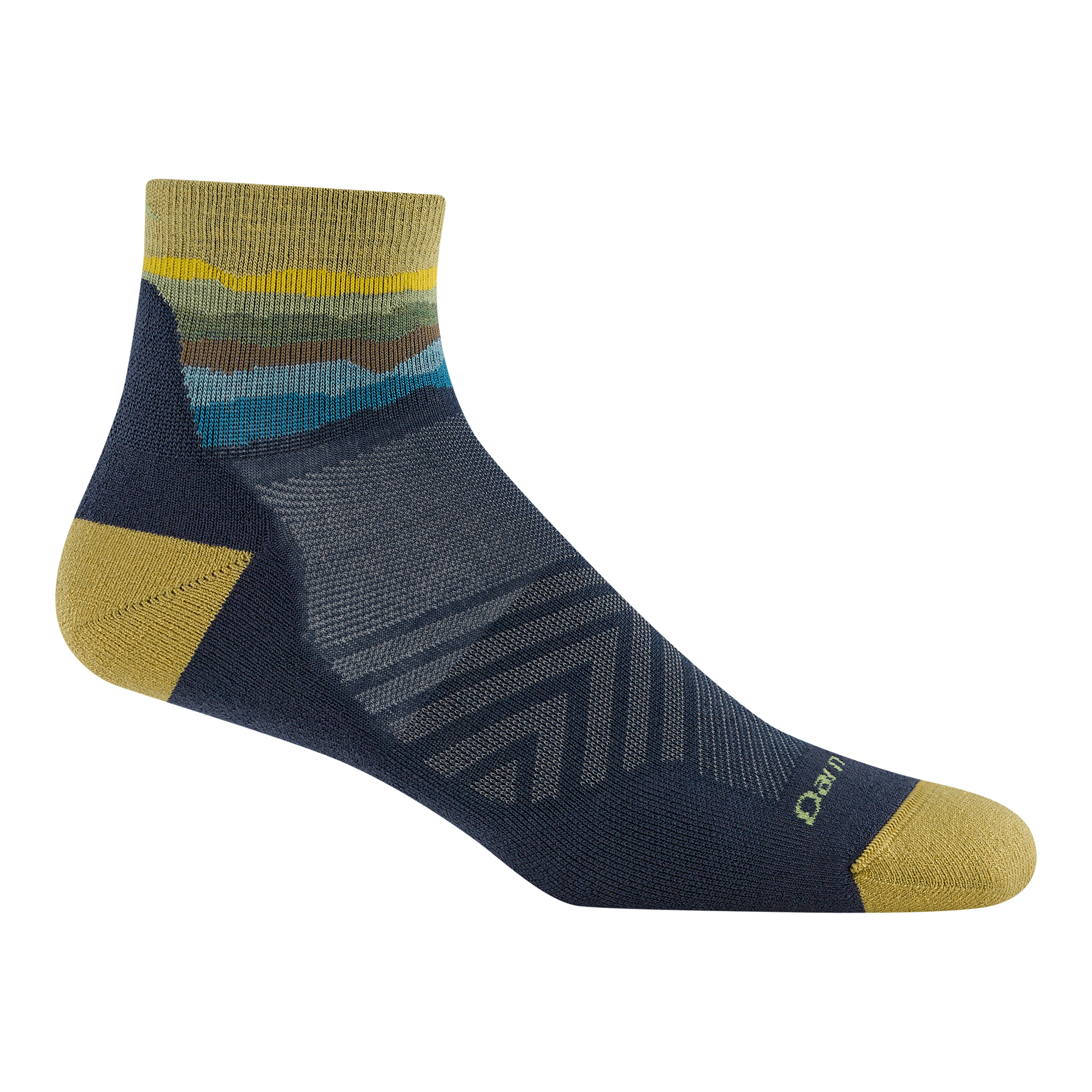 Men's Run Quarter Cushioned Ultra-Lightweight Running Socks