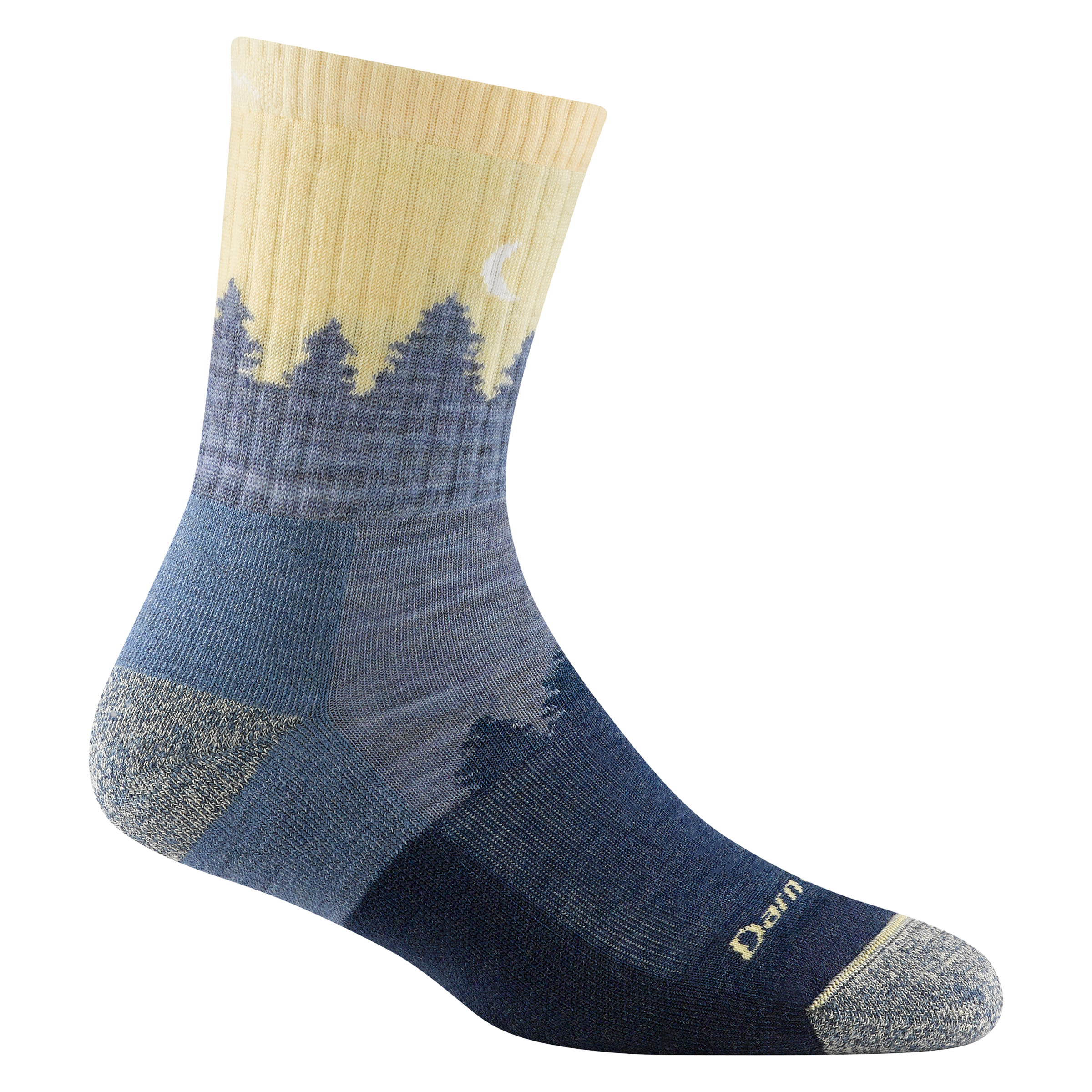 Women's Treeline Micro Crew Midweight Hiking Socks - Image 10