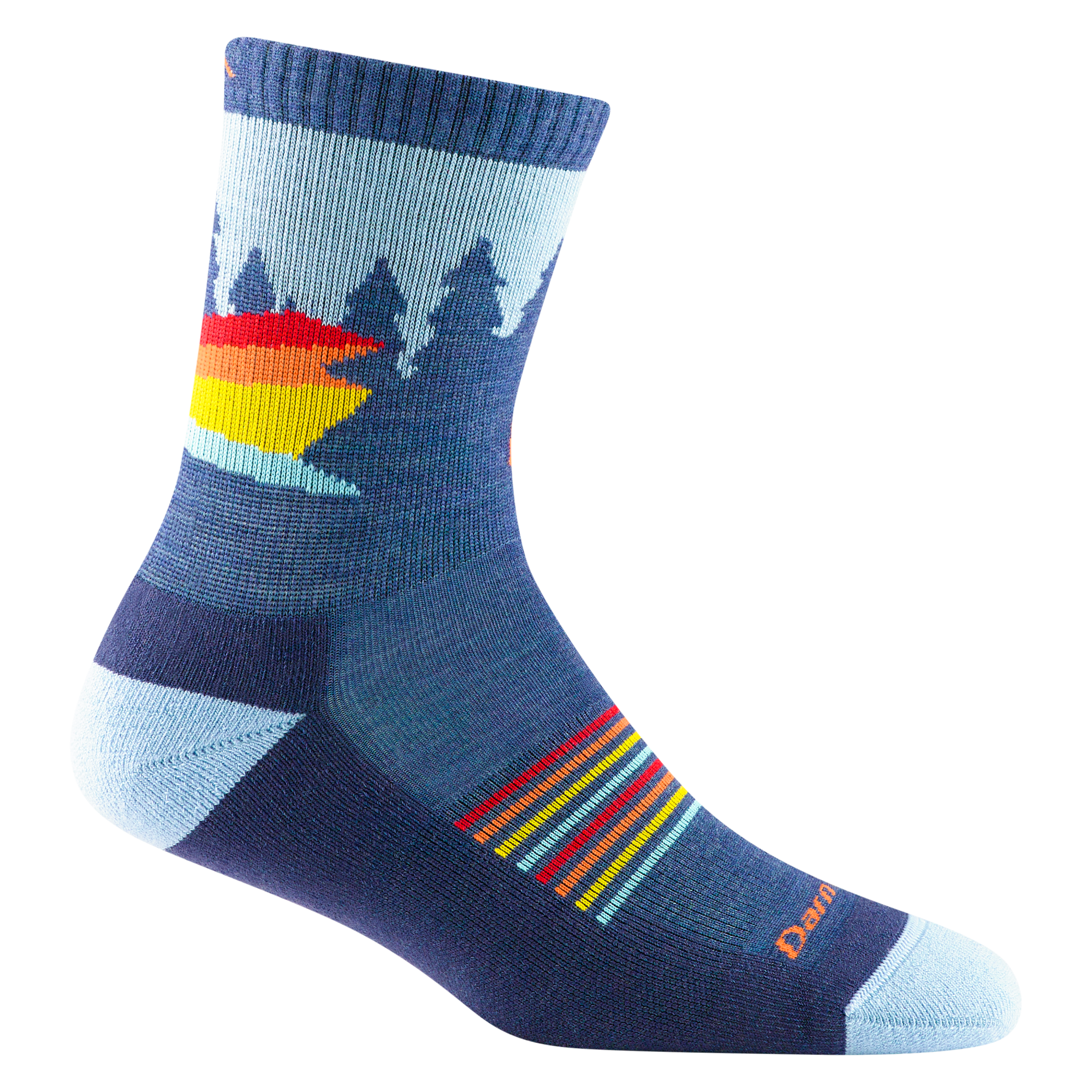 Kids Van Wild Micro Crew Lightweight Hiking Socks - Image 5