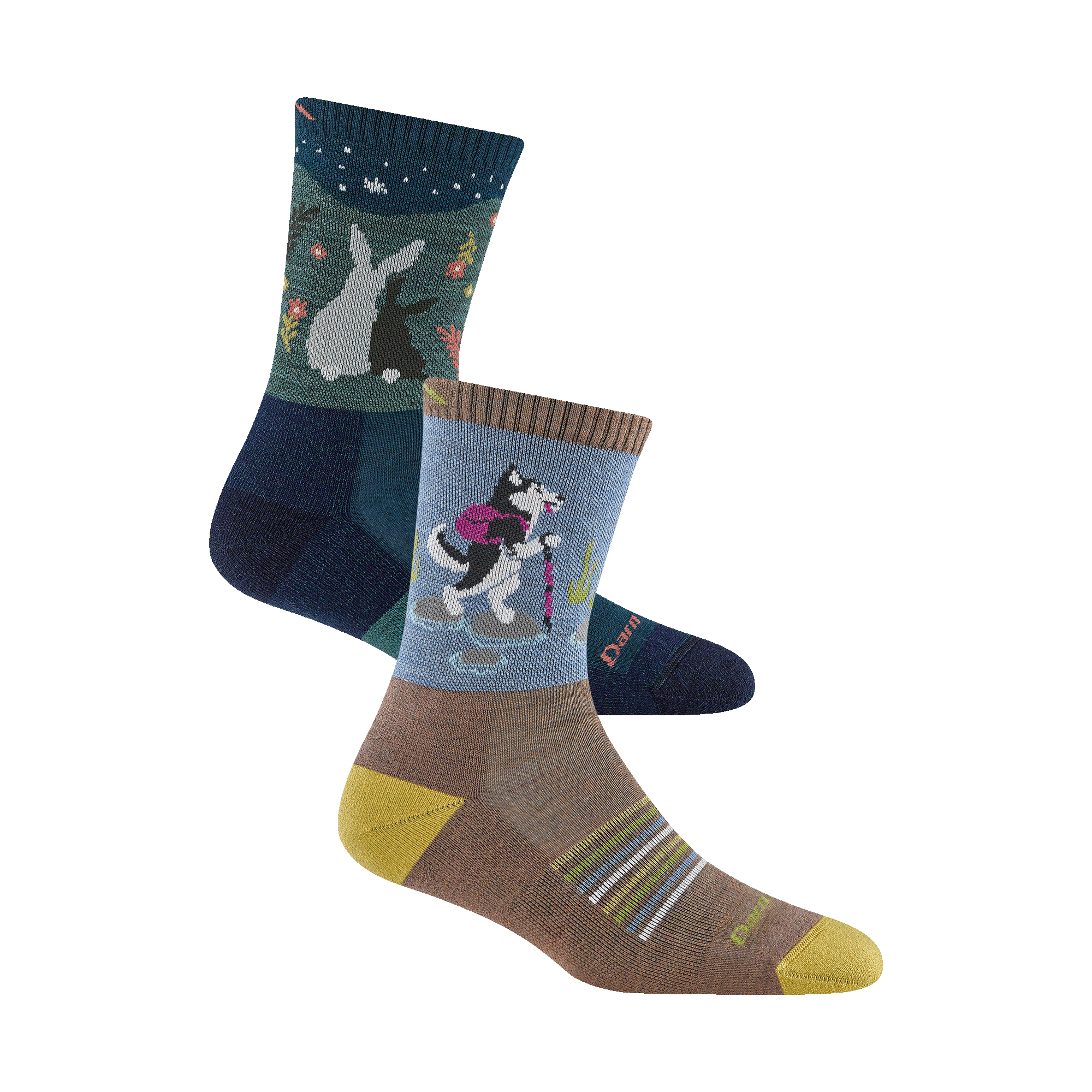 Women's Critter Club 2-Pack Hiking Socks