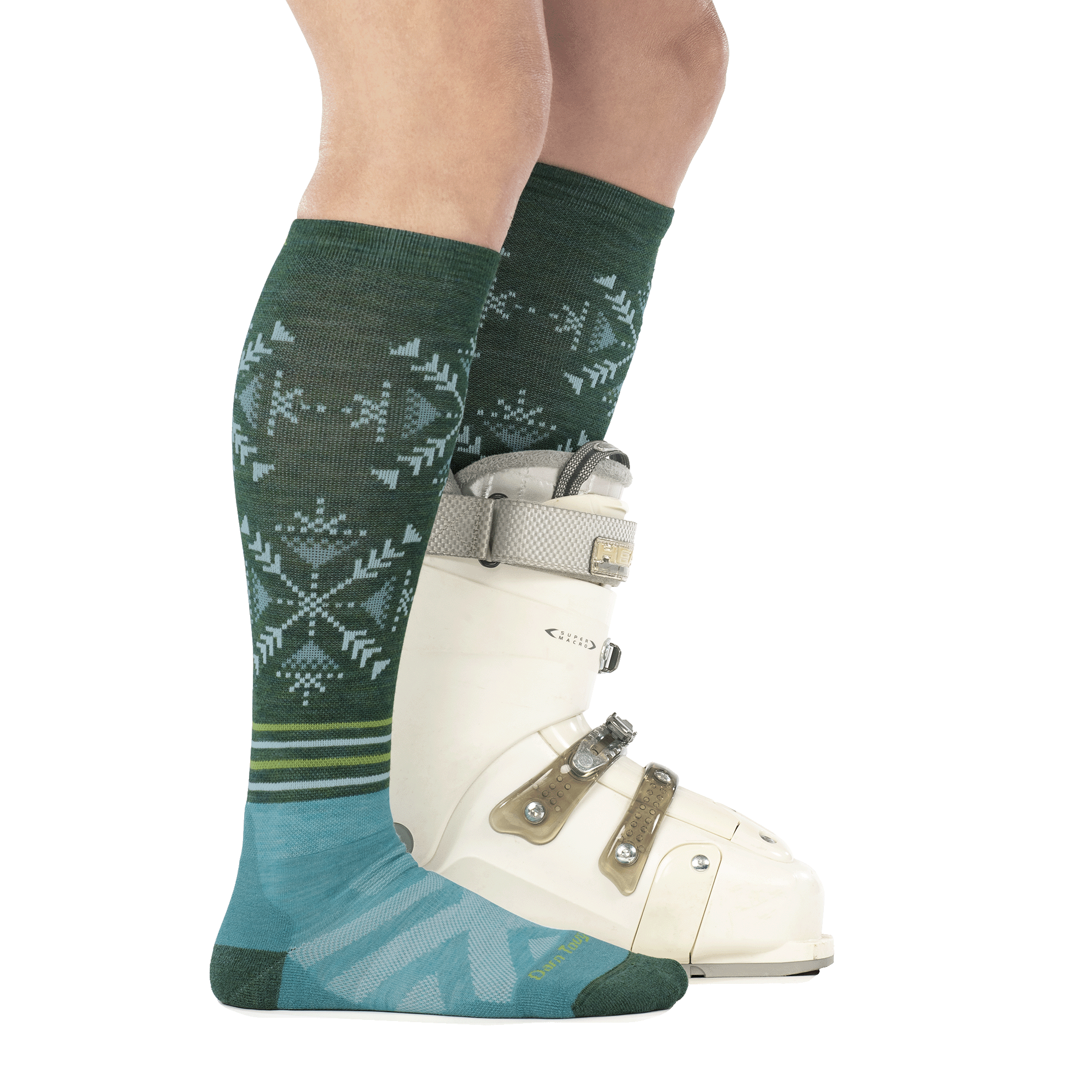 Women's Snowfall Over-the-Calf Midweight Ski & Snowboard Socks - Image 3