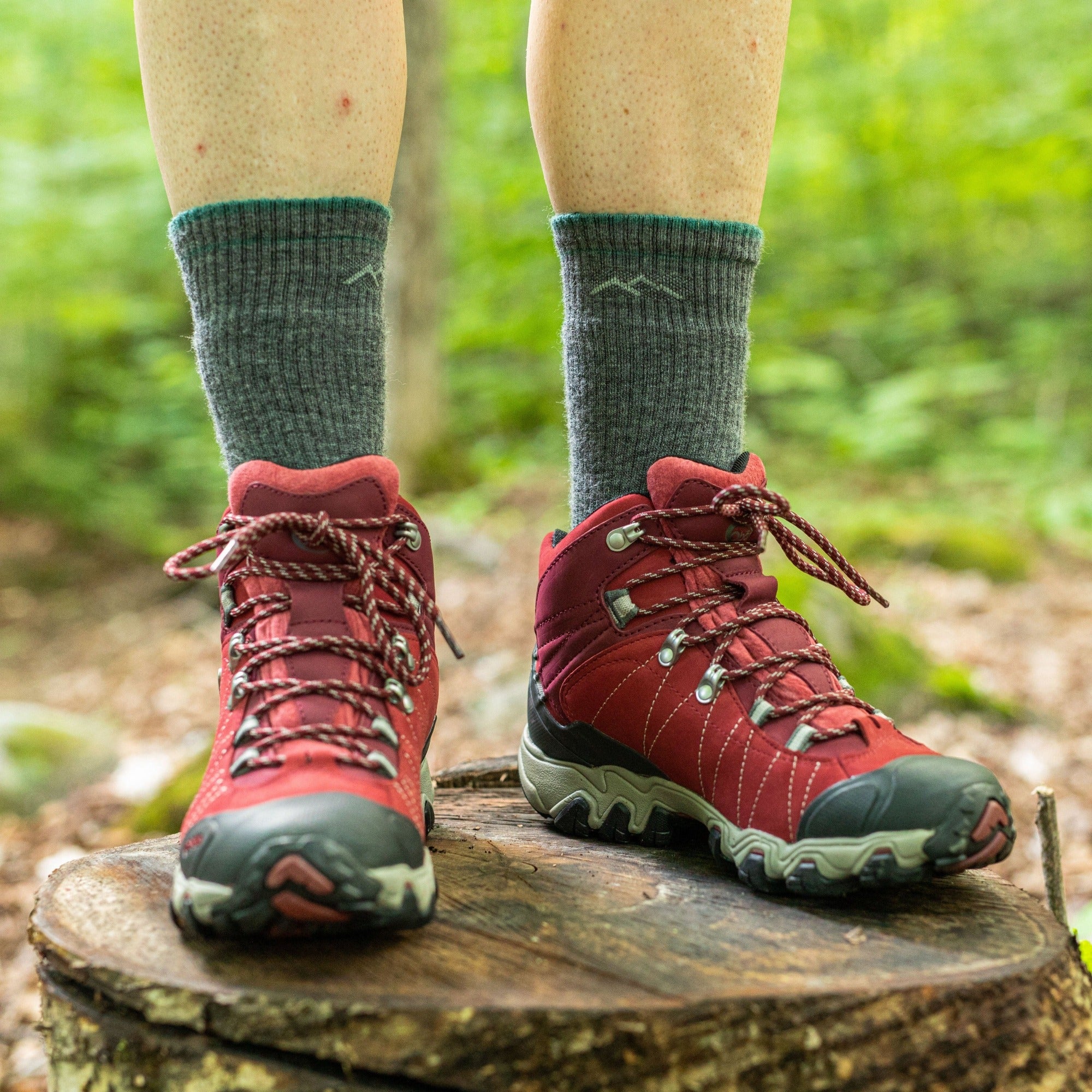 Men's and Women's Hiker Boot Sock 2-Pack Hiking Socks - Image 3